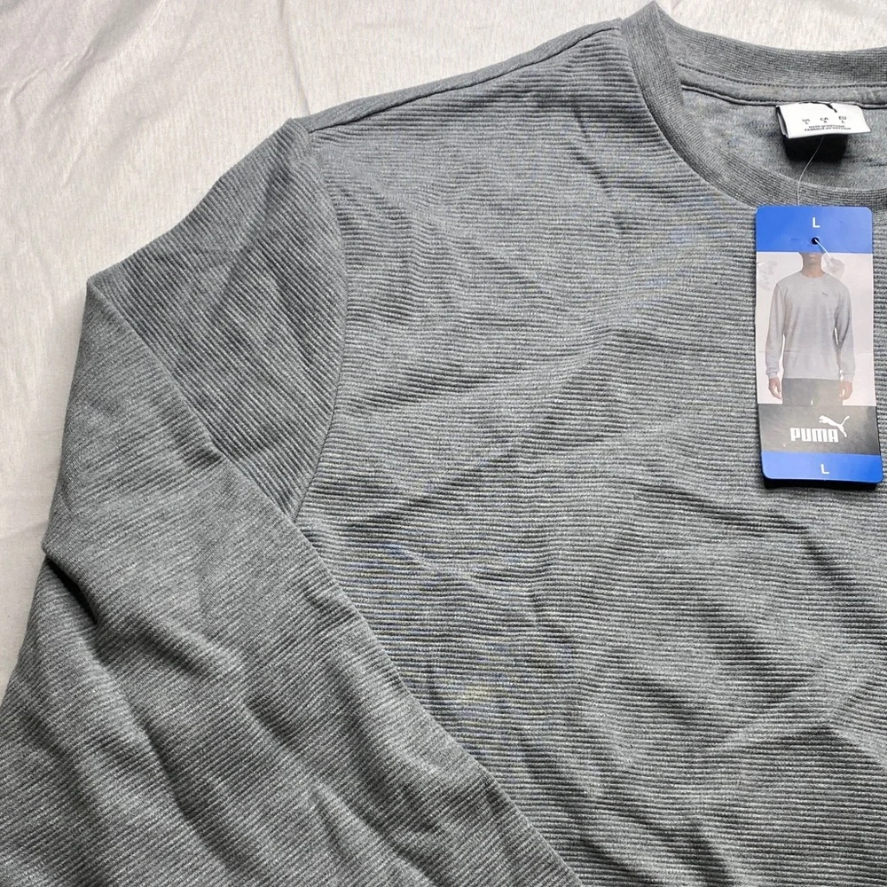 Puma Men's‎ Heather Gray Crewneck Sweater